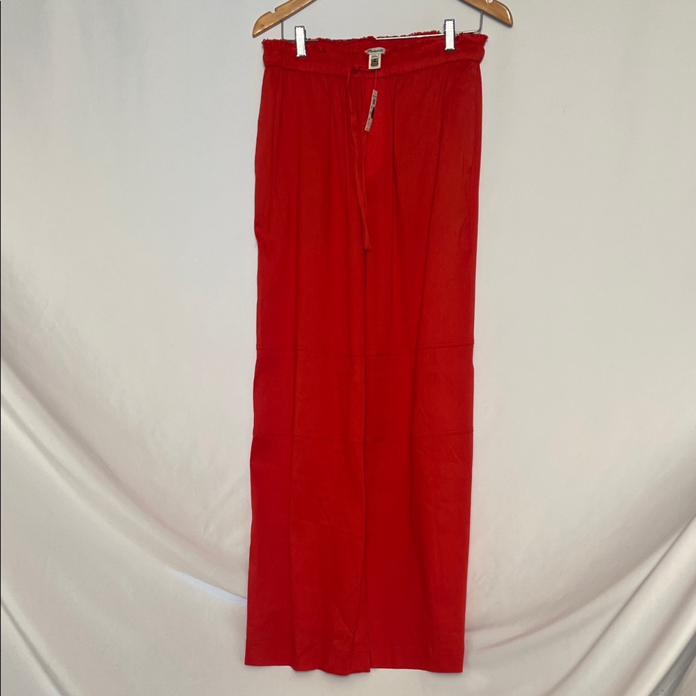 NWT / Madewell Raw-Edge Drawstring Pant - Picture 7 of 11